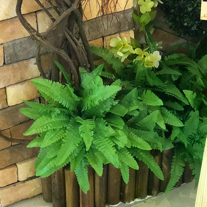 Bonsai Garden Boston - Artificial Boston Fern Fake Plastic Plants