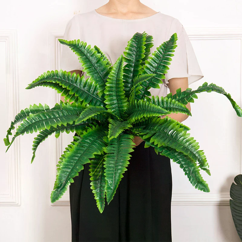 Bonsai Garden Boston - Lifelike Artificial Boston Fern Fake Plastic