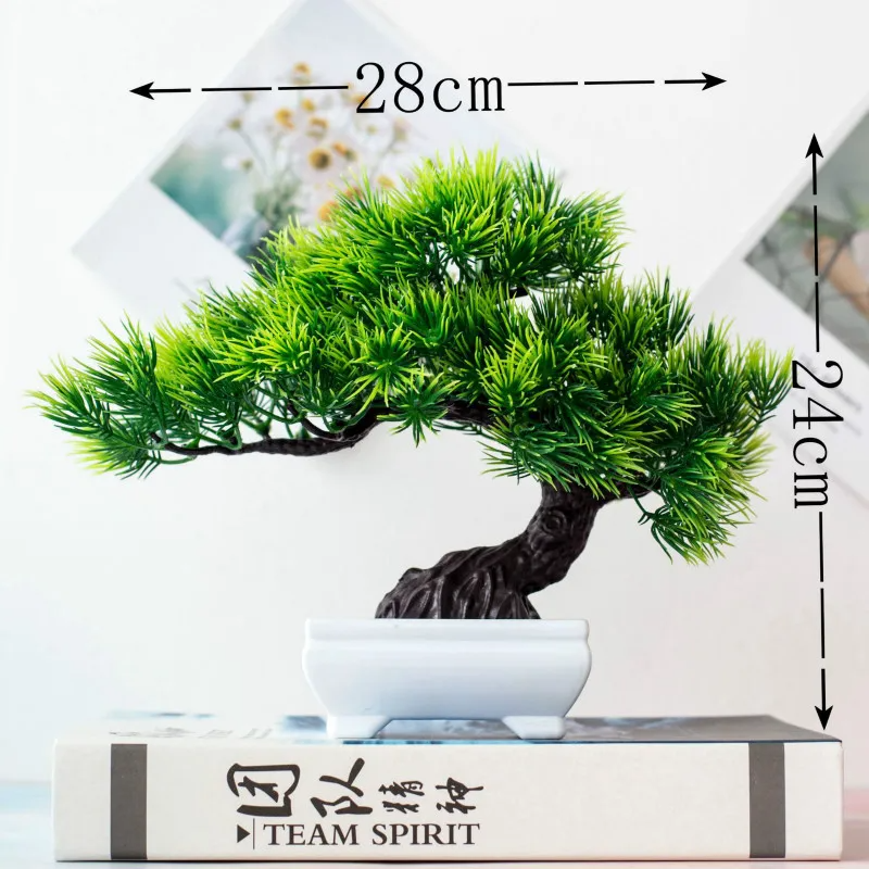 Bonsai Garden Zen - 1pcs Artificial Green Plants Bonsai Pine