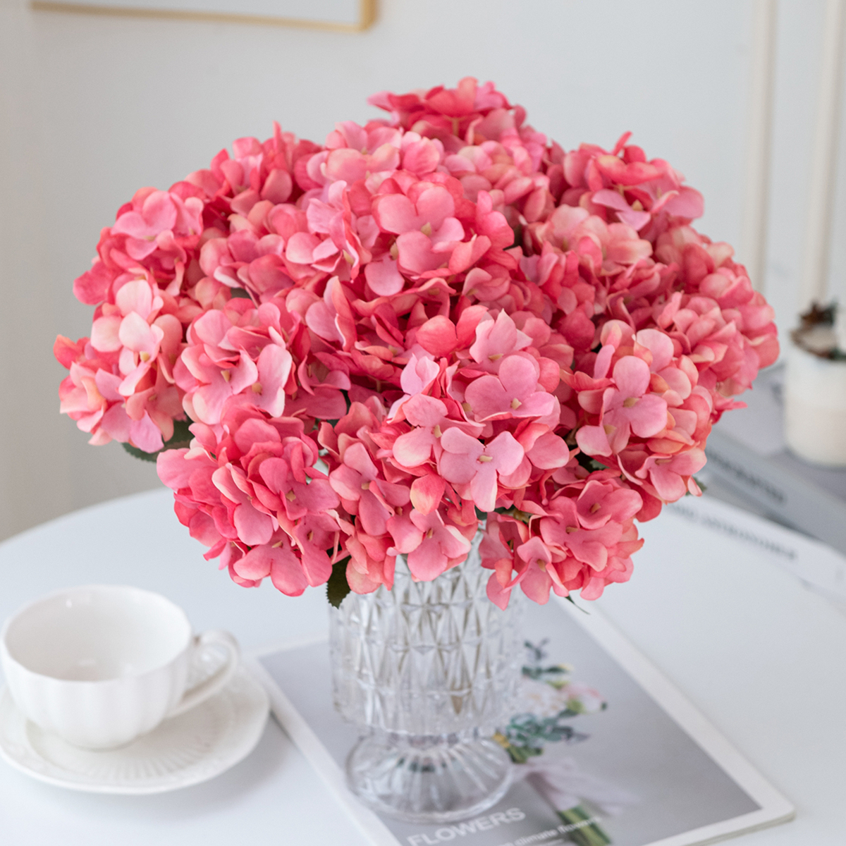 Bonsai Garden Gift - Artificial Flower Hydrangea Spring High Quality