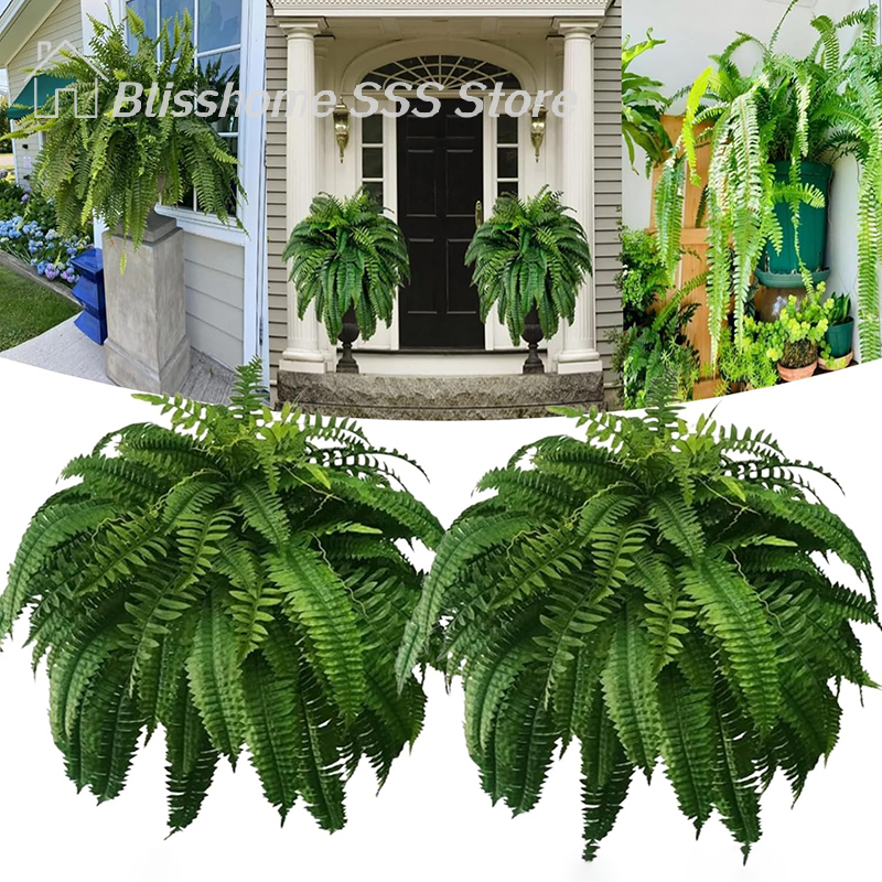 Bonsai Garden Boston - 【S】Lifelike Artificial Boston Fern Fake Plastic