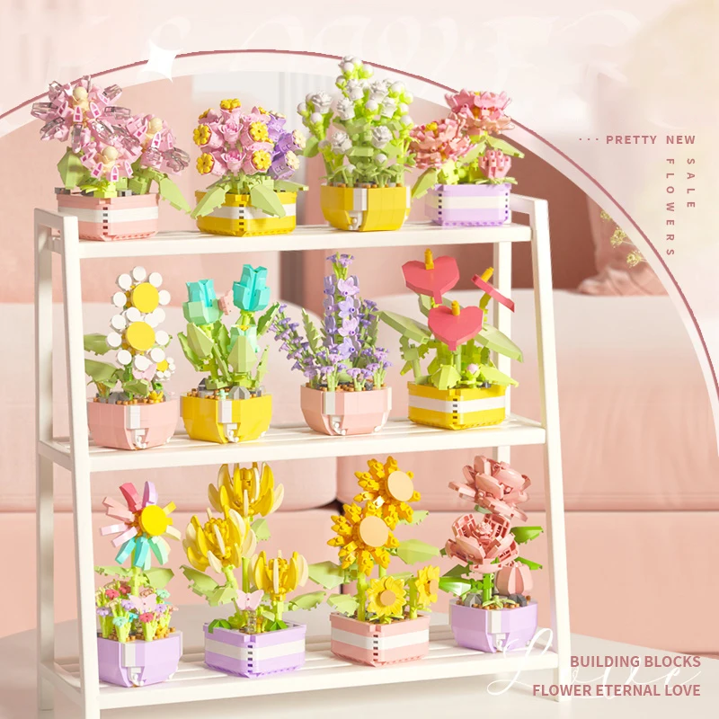 Flower Succulents Building Blo – Bonsai Garden Zen Bewertung und Preis