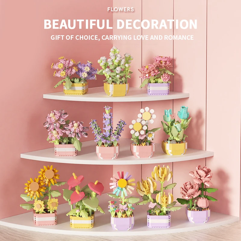 Flower Succulents Building Blo – Bonsai Garden Zen Bewertung und Preis