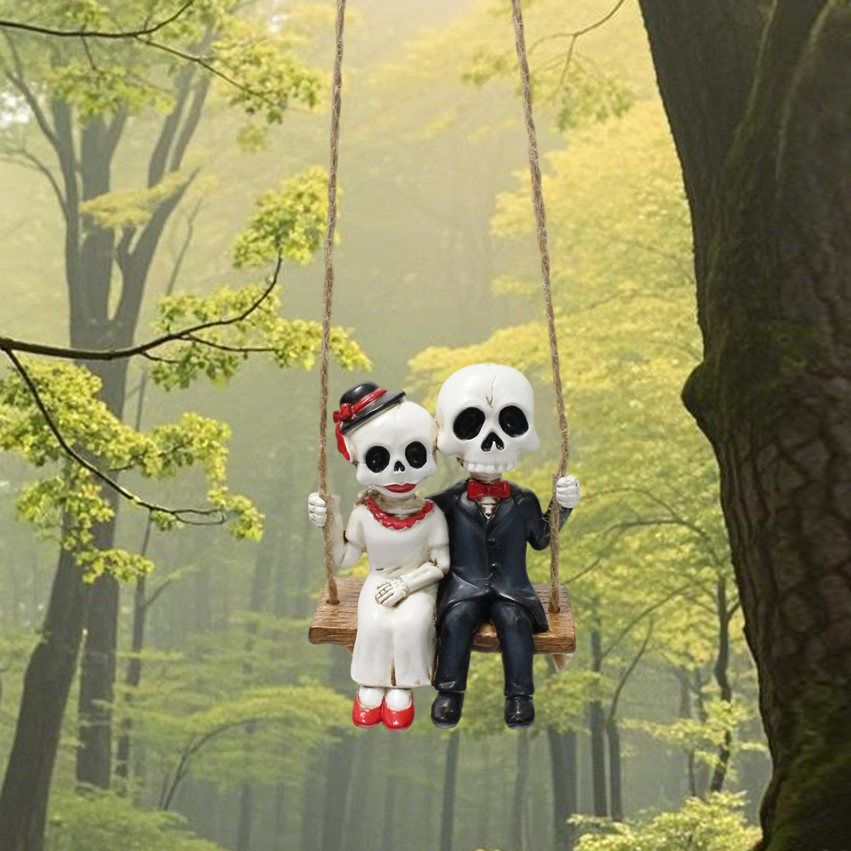 Resin Skeleton Couple Swing St – Bonsai Garden Gift Bewertung und Preis