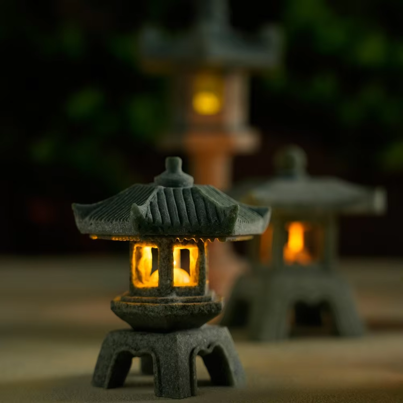 Mini Pagoda Lantern Light Gard – Bonsai Garden Zen Bewertung und Preis
