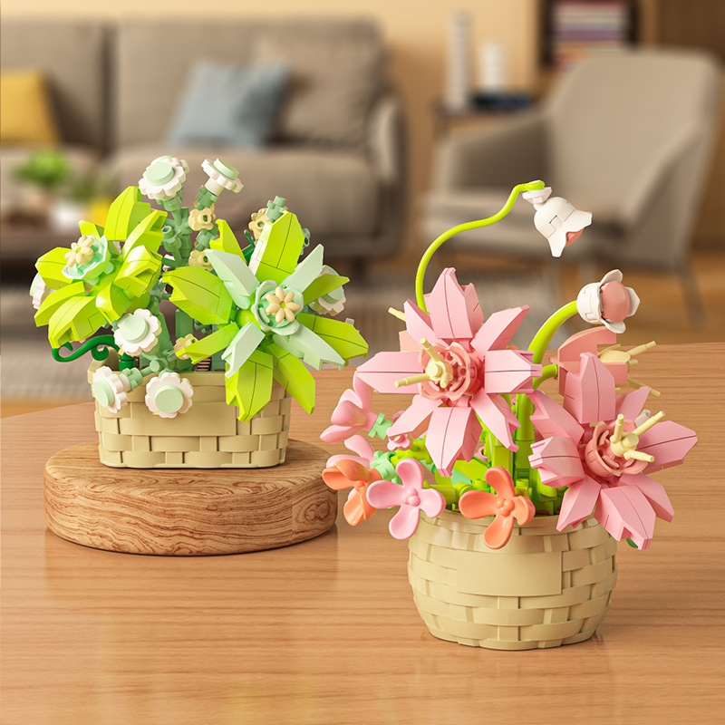 DIY MOC Potted Rose Sunflower  – Bonsai Garden Experts Bewertung und Preis