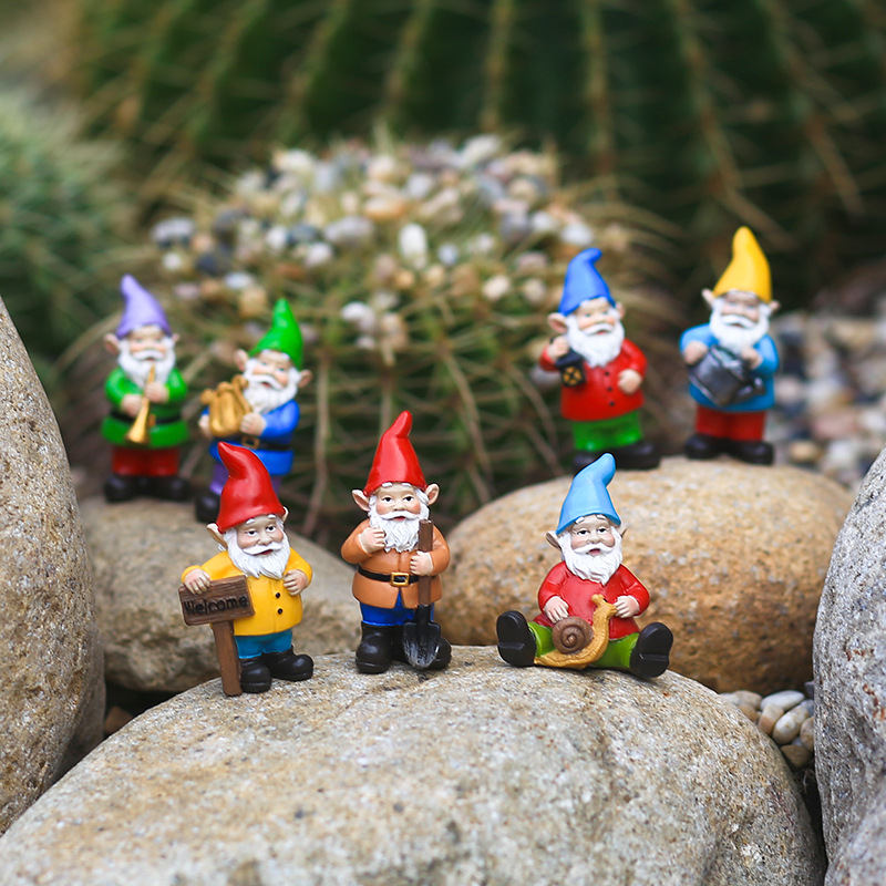 7Pcs/Set Miniature Funny Gnome – Bonsai Garden Gift Bewertung und Preis