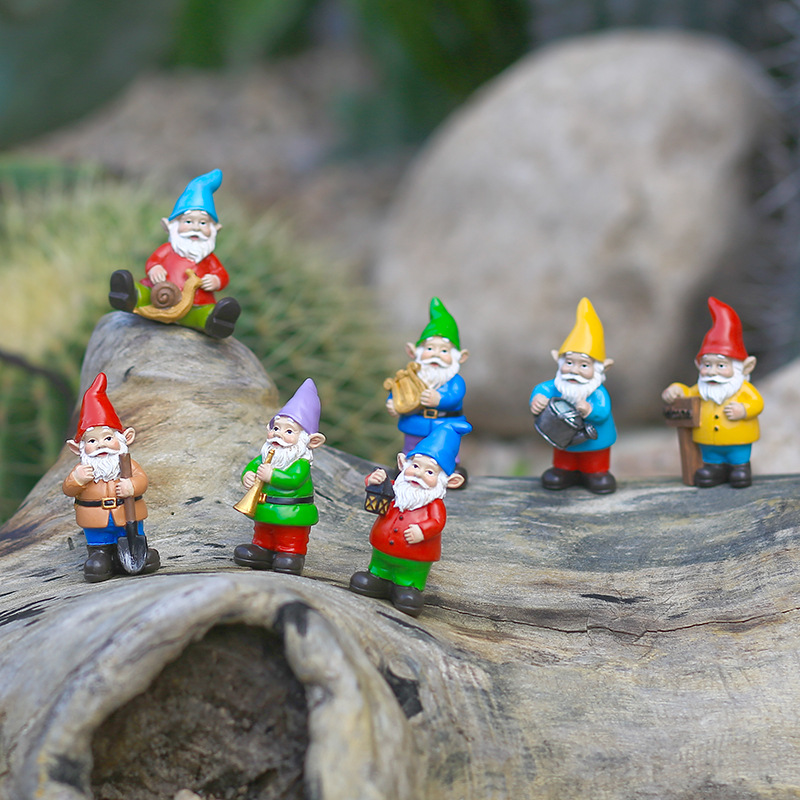 7Pcs/Set Miniature Funny Gnome – Bonsai Garden Gift Bewertung und Preis