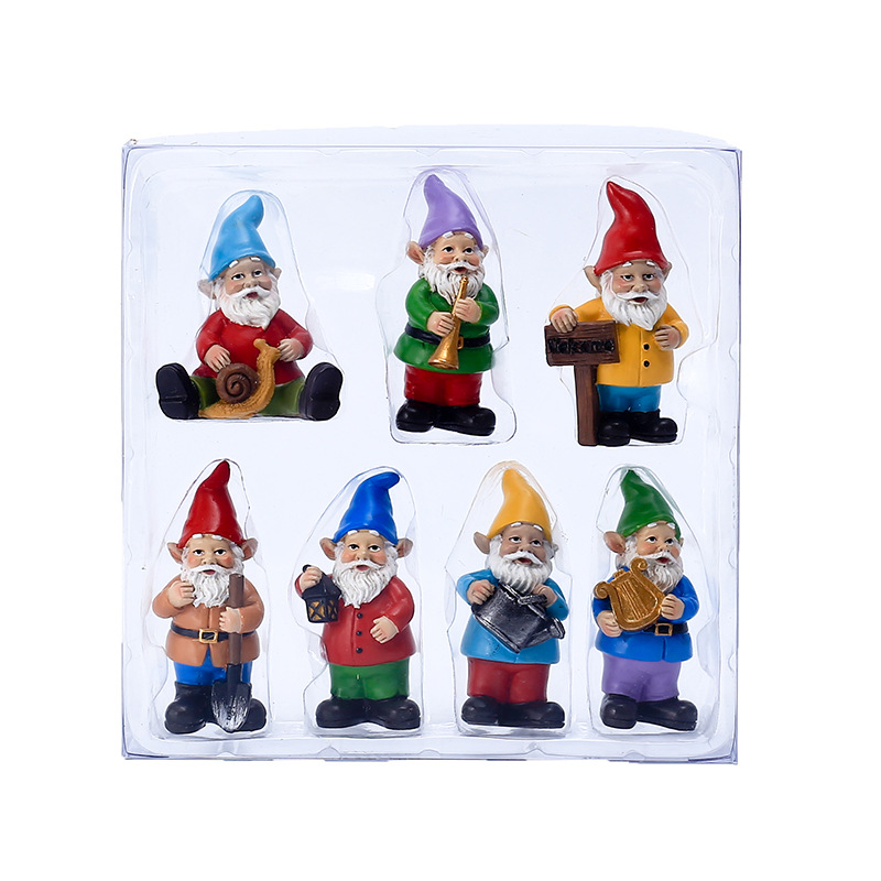 7Pcs/Set Miniature Funny Gnome – Bonsai Garden Gift Bewertung und Preis
