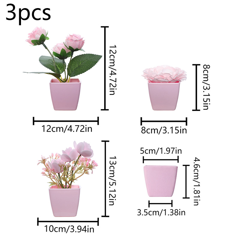 (A set of 3PCS) Simulated Mini – Bonsai Garden Zen Bewertung und Preis