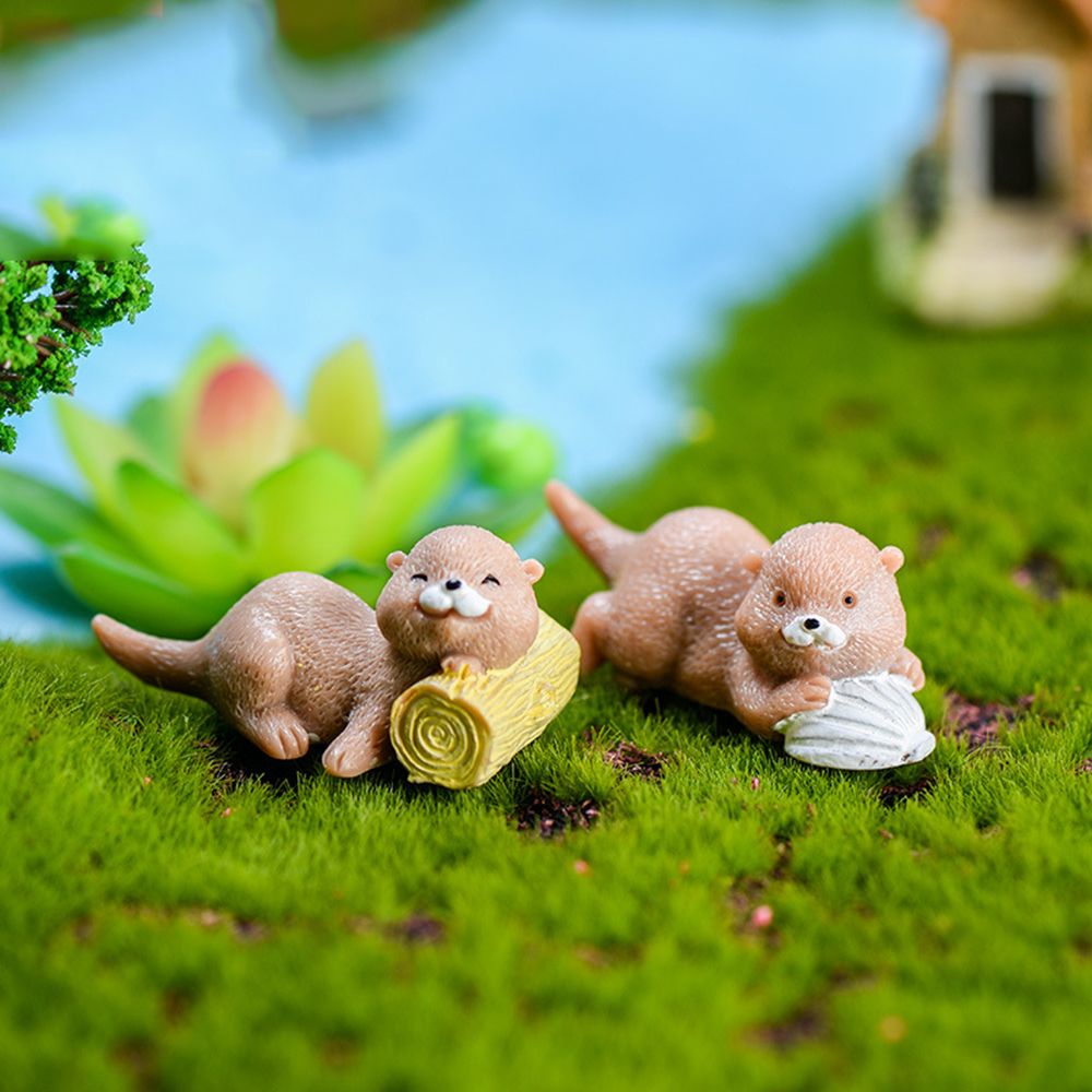 Otters Figurine Mini Home Deco – Bonsai Garden Gift Bewertung und Preis