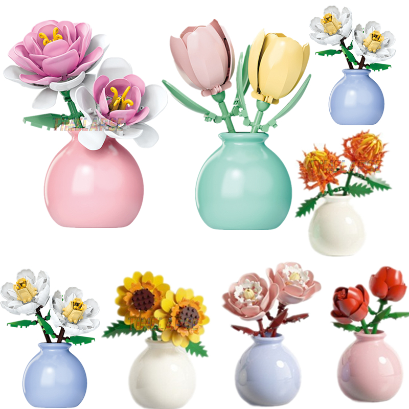 DIY MOC Flowers Bouquet Rose S – Bonsai Garden Experts Bewertung und Preis