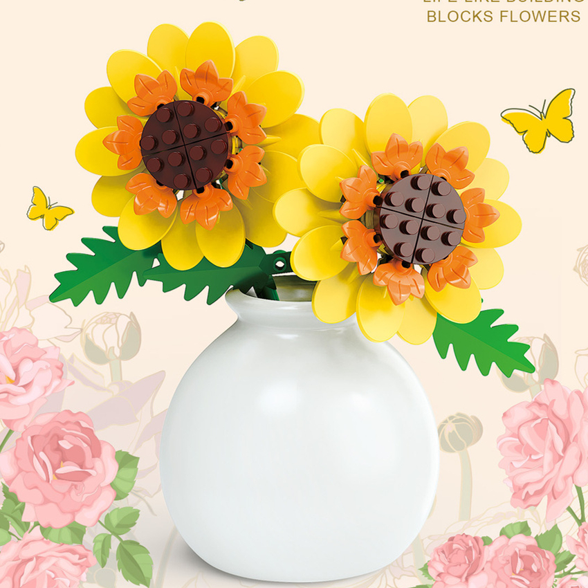 DIY MOC Flowers Bouquet Rose S – Bonsai Garden Experts Bewertung und Preis