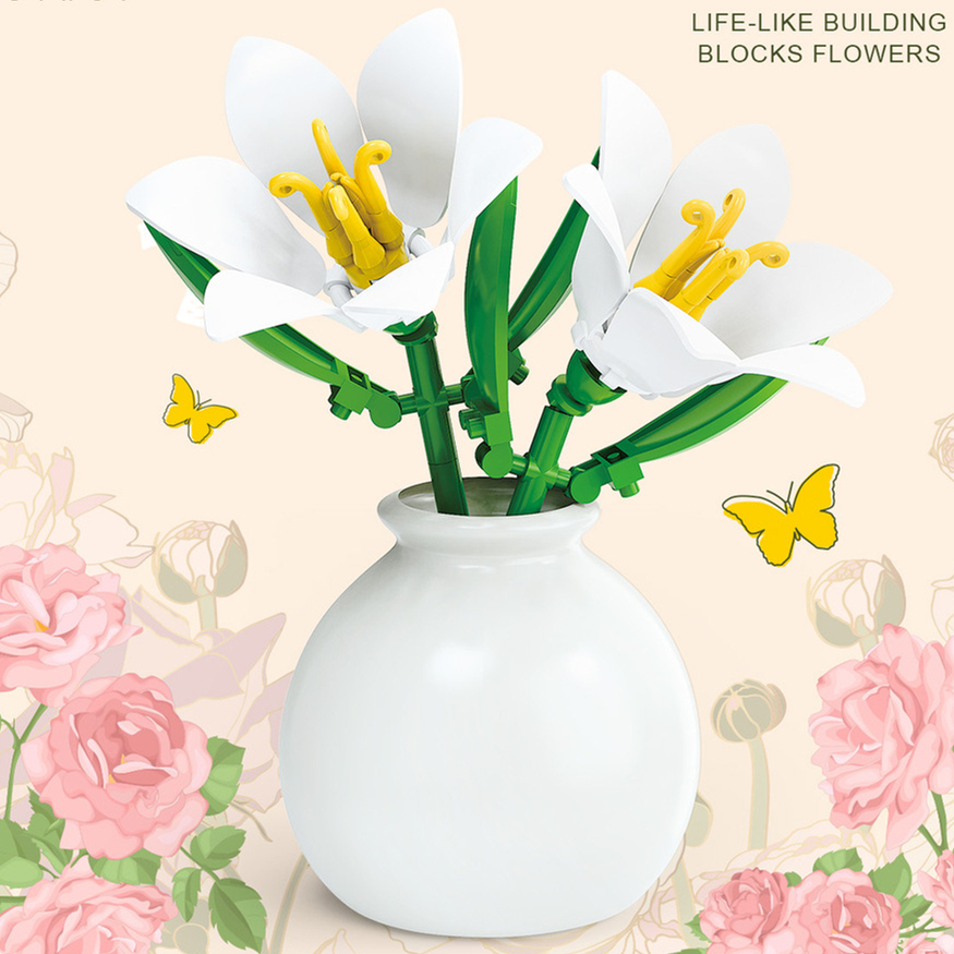 DIY MOC Flowers Bouquet Rose S – Bonsai Garden Experts Bewertung und Preis